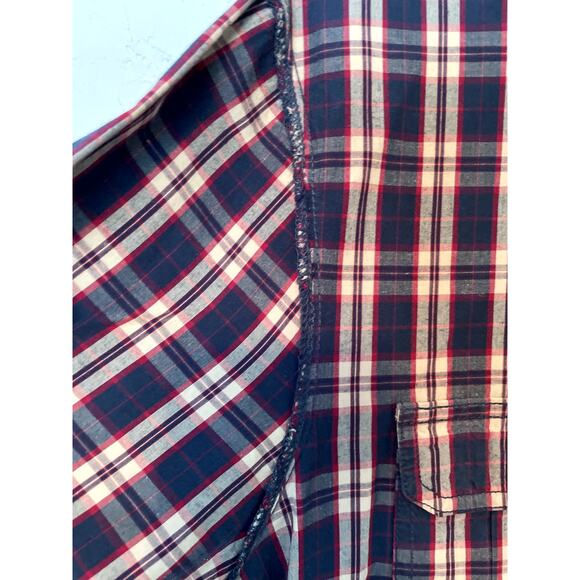 Urban Up Long-Sleeve Button-Up Plaid‎ Men's Sirt.  Size Large - Picture 2 of 3